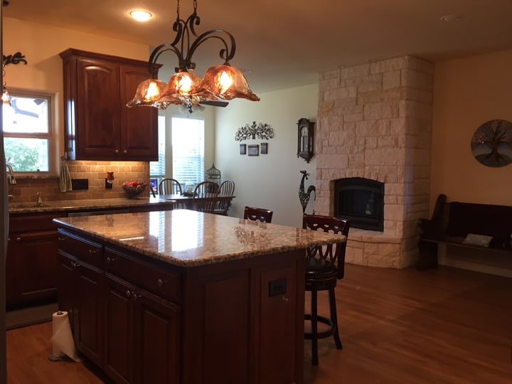Kitchen: Kitchen Island of this 5-Bedroom,3003 Sq Ft Plan -3003