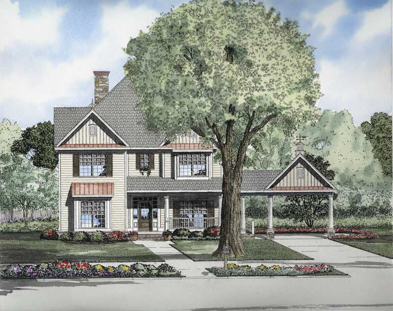 Main image for house plan # 8206