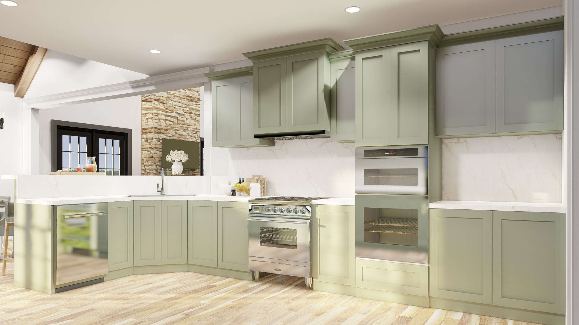 Kitchen of this 3-Bedroom,2363 Sq Ft Plan -153-1706