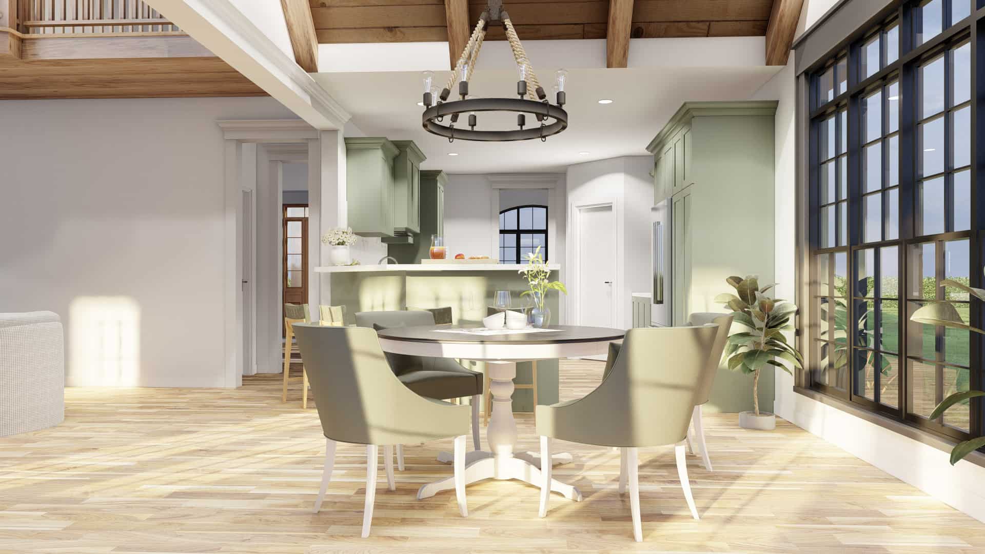 Kitchen: Breakfast Nook of this 3-Bedroom,2363 Sq Ft Plan -153-1706