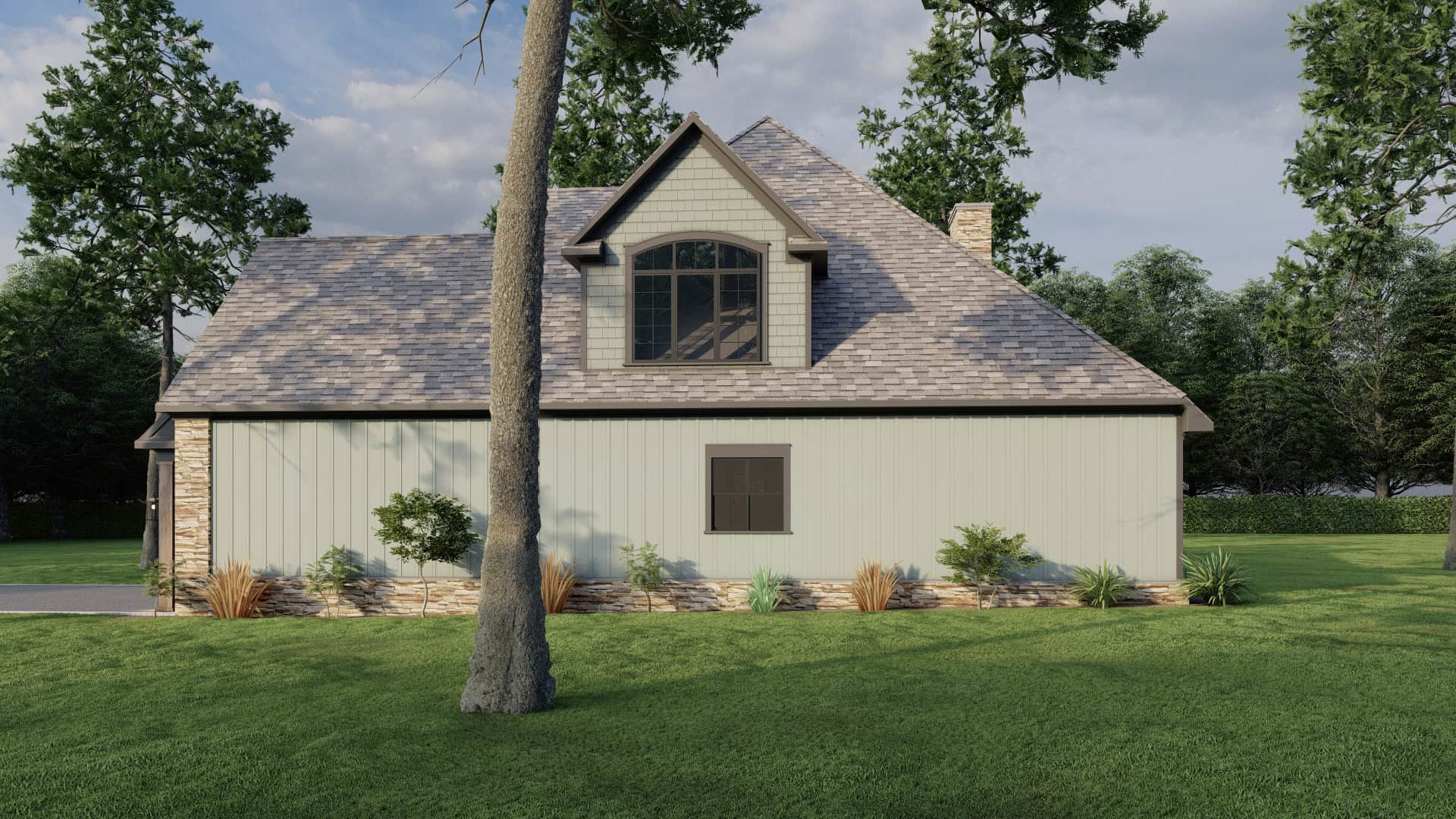 Right Side View of this 3-Bedroom,2363 Sq Ft Plan -153-1706