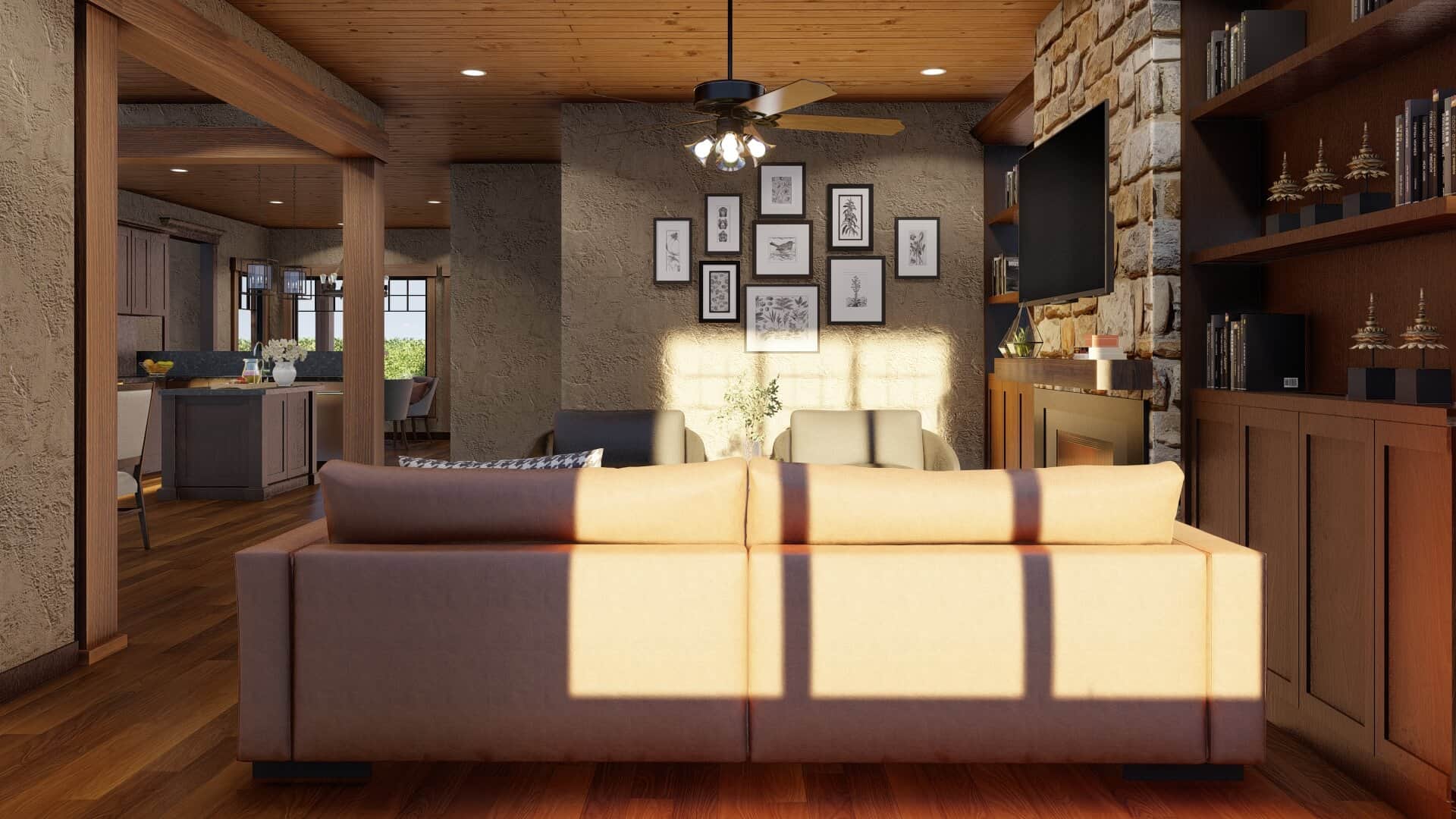 Great Room of this 3-Bedroom,1952 Sq Ft Plan -153-1720