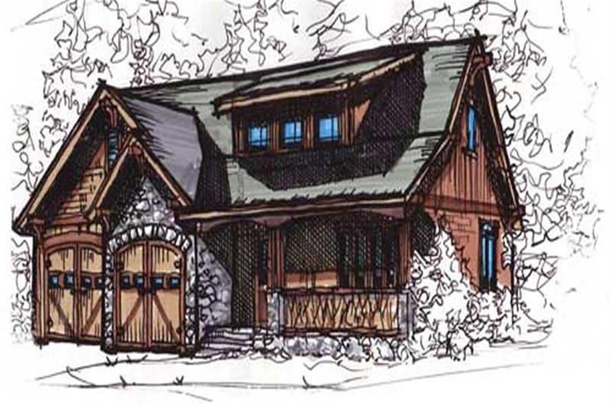 Front Door of this 3-Bedroom, 1654 Sq Ft Plan - 153-1723