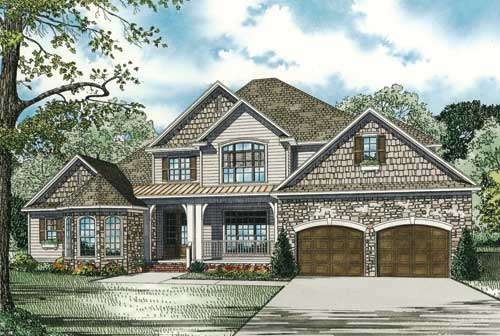 Home Exterior Photograph of this 4-Bedroom,3990 Sq Ft Plan -3990