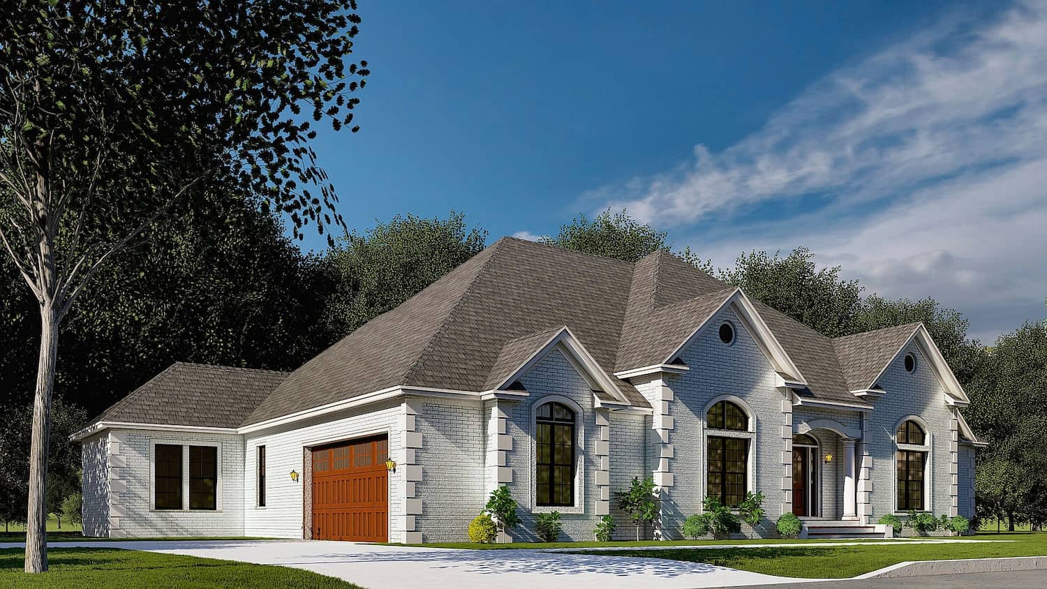 Left Side View of this 4-Bedroom, 2833 Sq Ft Plan - 153-1751