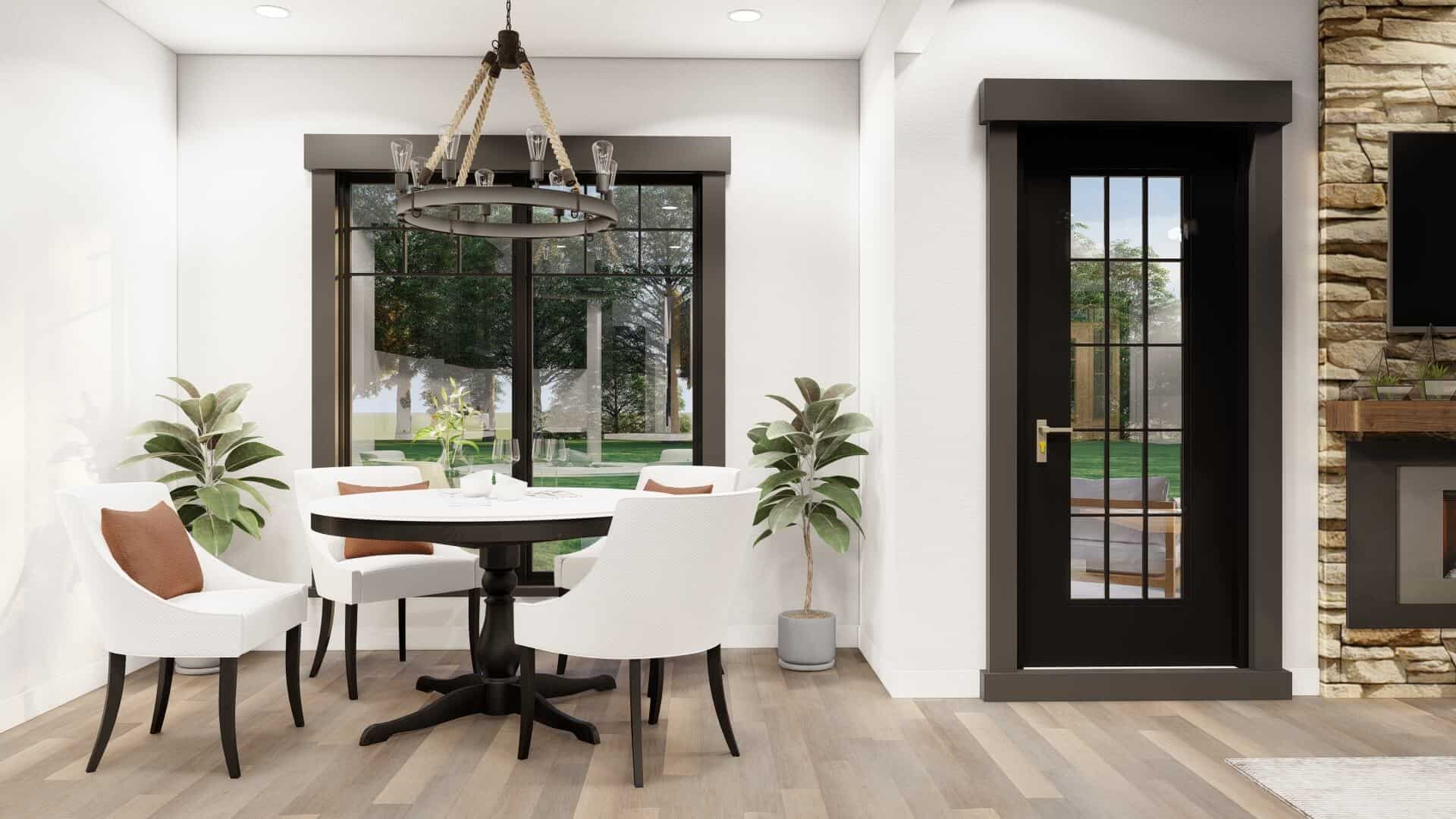 Kitchen: Breakfast Nook of this 3-Bedroom,1874 Sq Ft Plan -153-1755