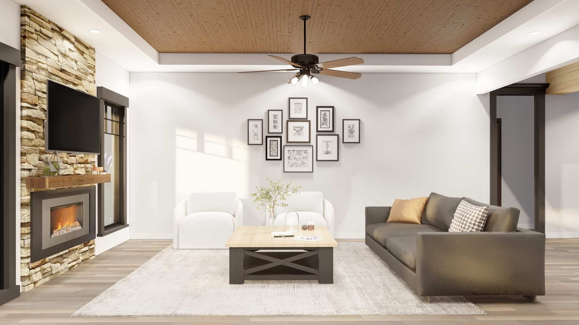 Great Room of this 3-Bedroom,1874 Sq Ft Plan -153-1755