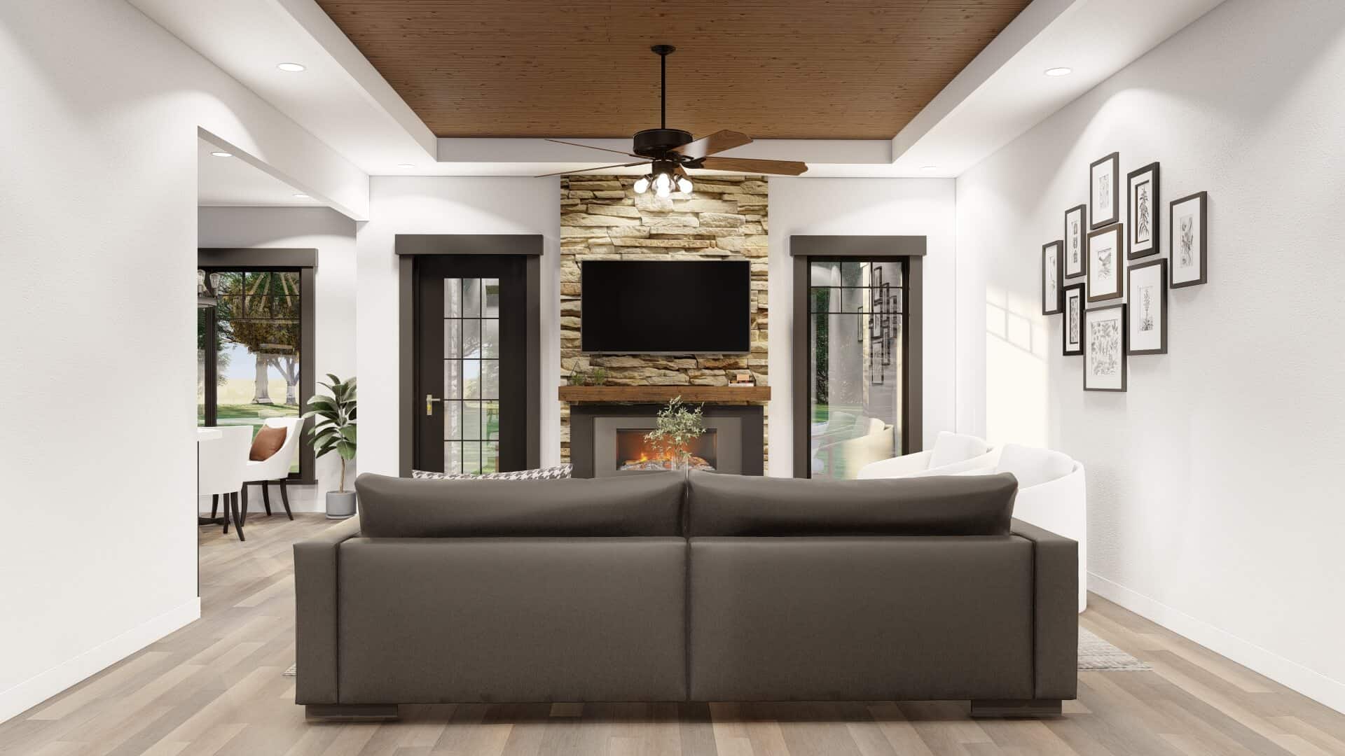 Great Room of this 3-Bedroom,1874 Sq Ft Plan -153-1755