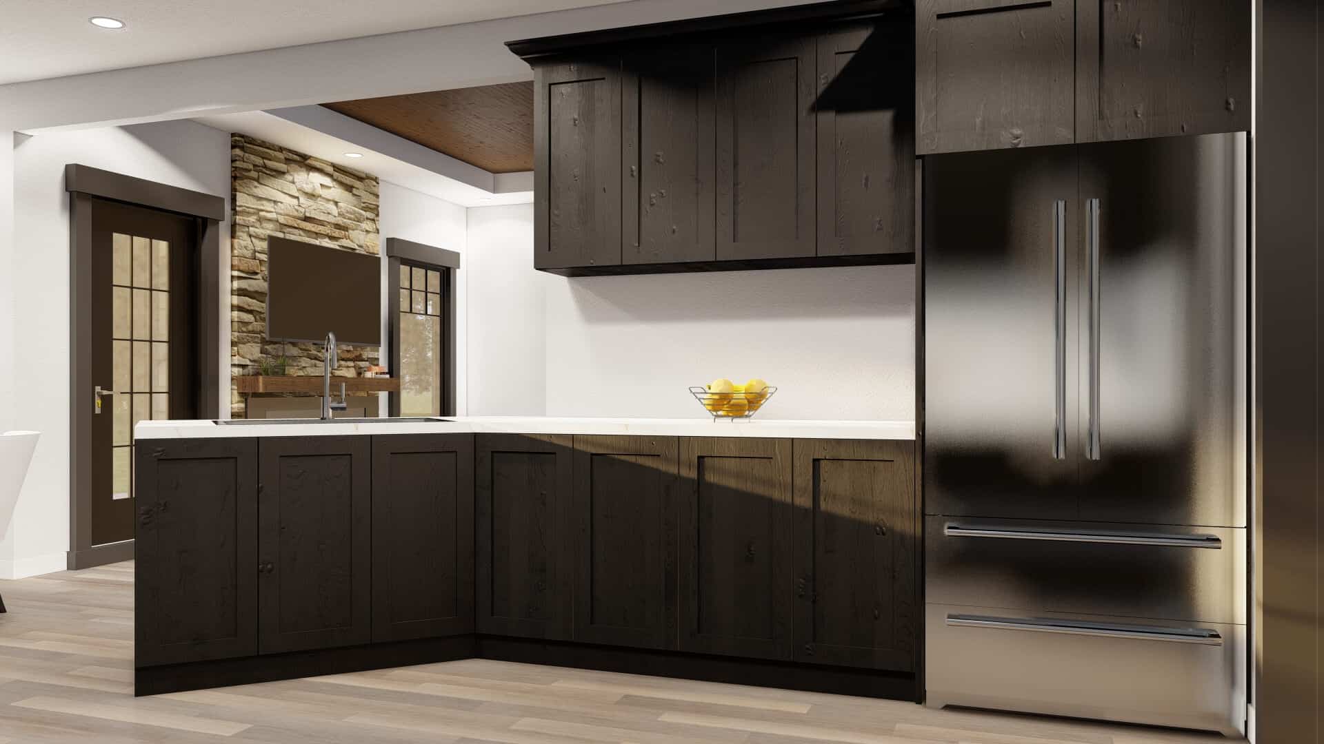 Kitchen: Breakfast Bar of this 3-Bedroom,1874 Sq Ft Plan -153-1755