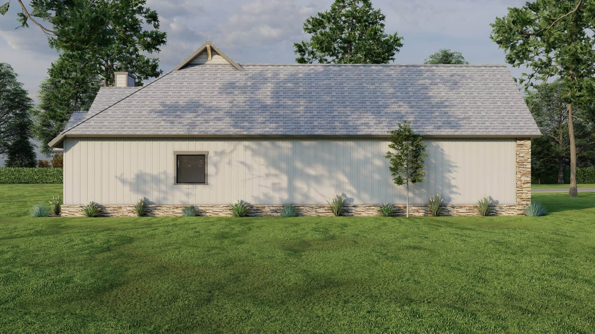 Left Side View of this 3-Bedroom,1874 Sq Ft Plan -153-1755