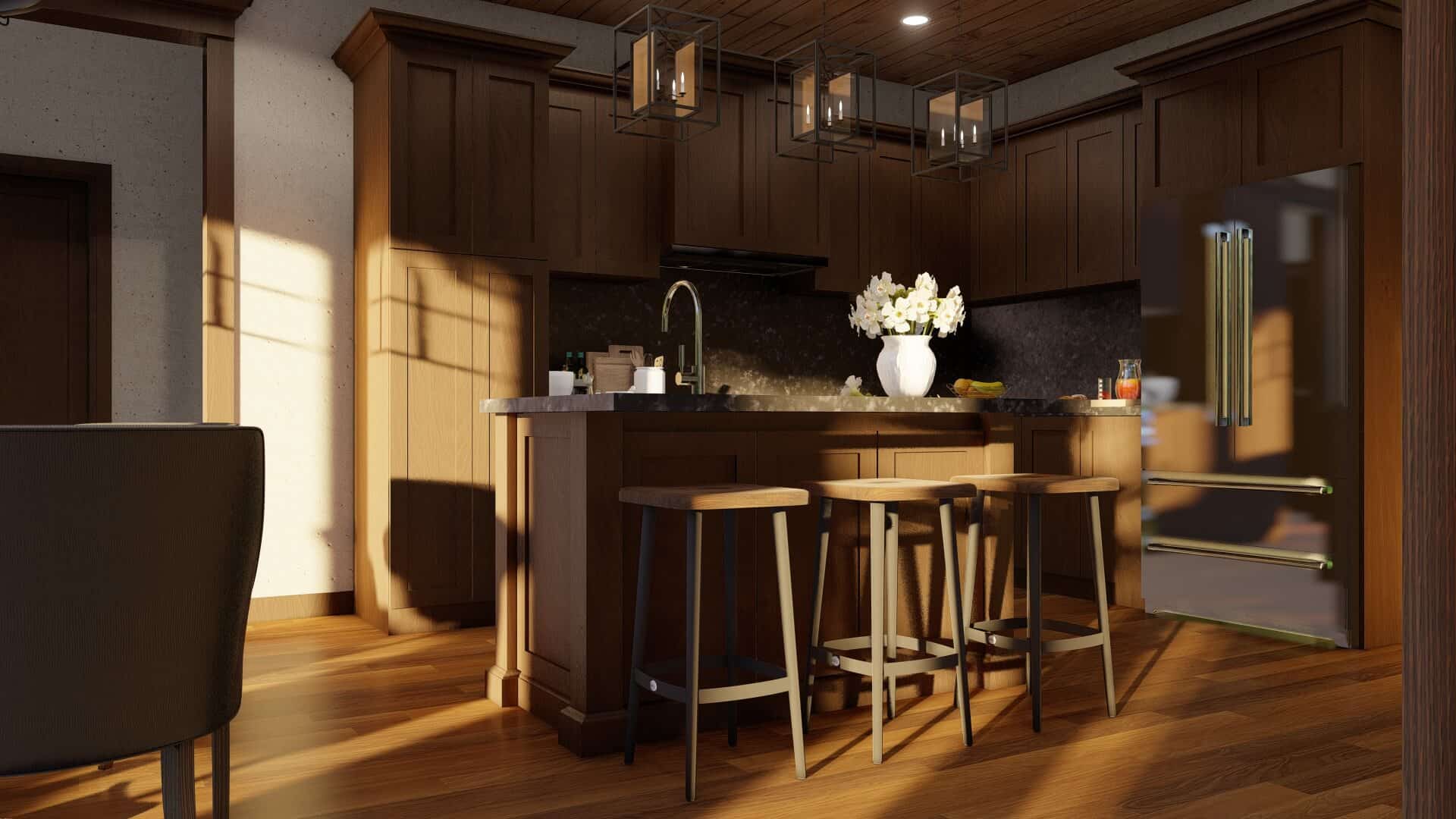 Kitchen: Kitchen Island of this 3-Bedroom,1982 Sq Ft Plan -153-1762