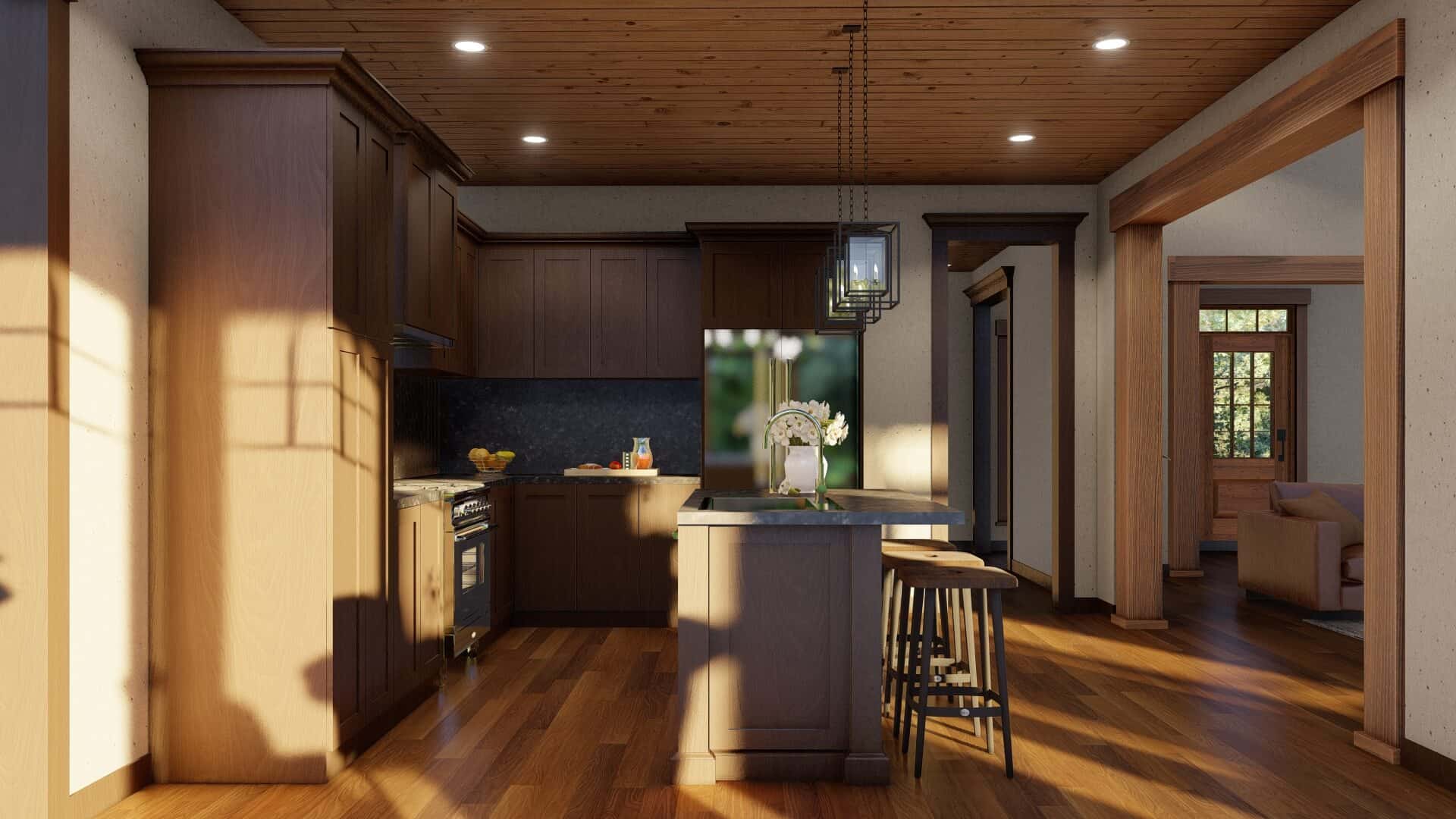 Kitchen: Kitchen Island of this 3-Bedroom,1982 Sq Ft Plan -153-1762