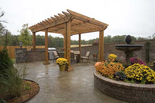 Outdoor Kitchen of this 4-Bedroom,2470 Sq Ft Plan -2470