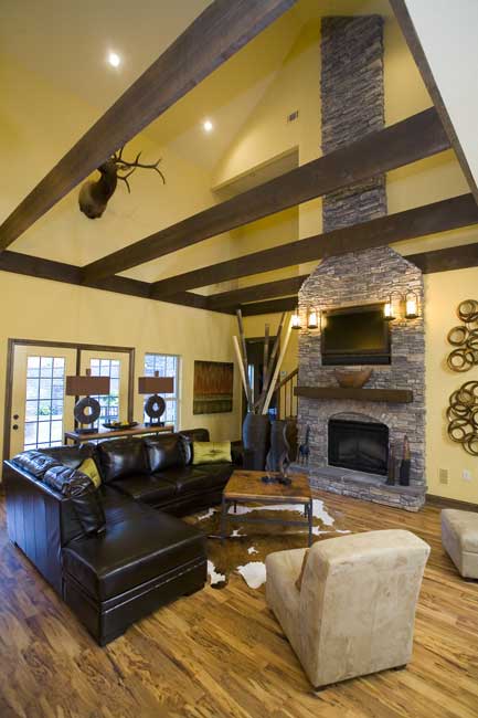 Great Room: Fireplace of this 4-Bedroom,2470 Sq Ft Plan -2470