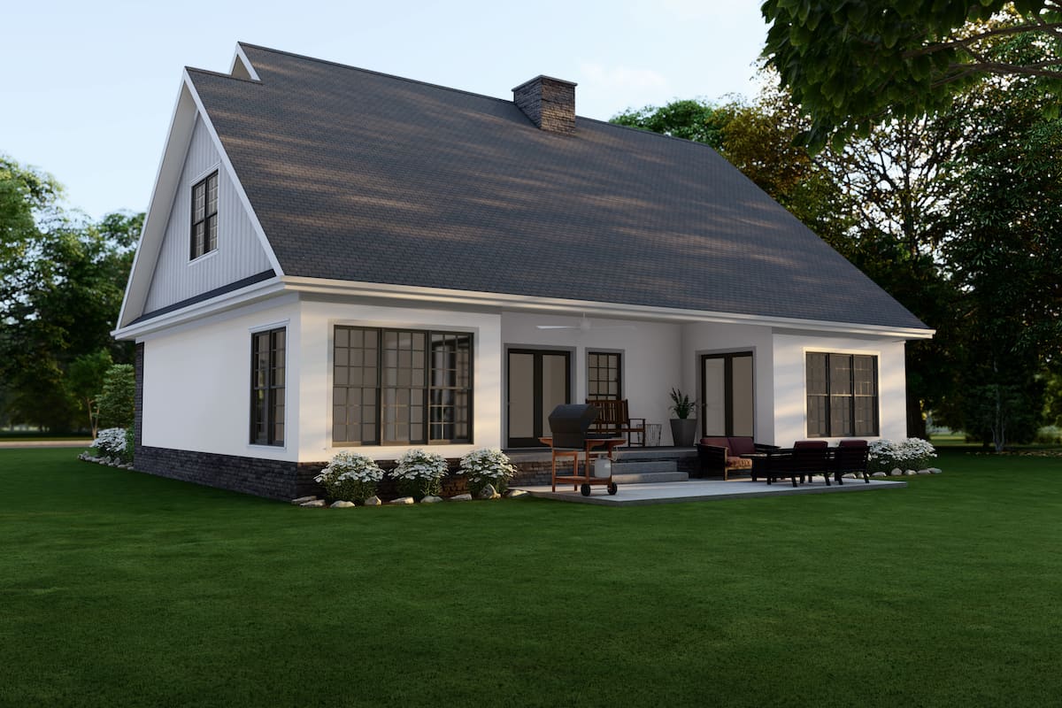 Rear View of this 4-Bedroom, 2470 Sq Ft Plan - 153-1781