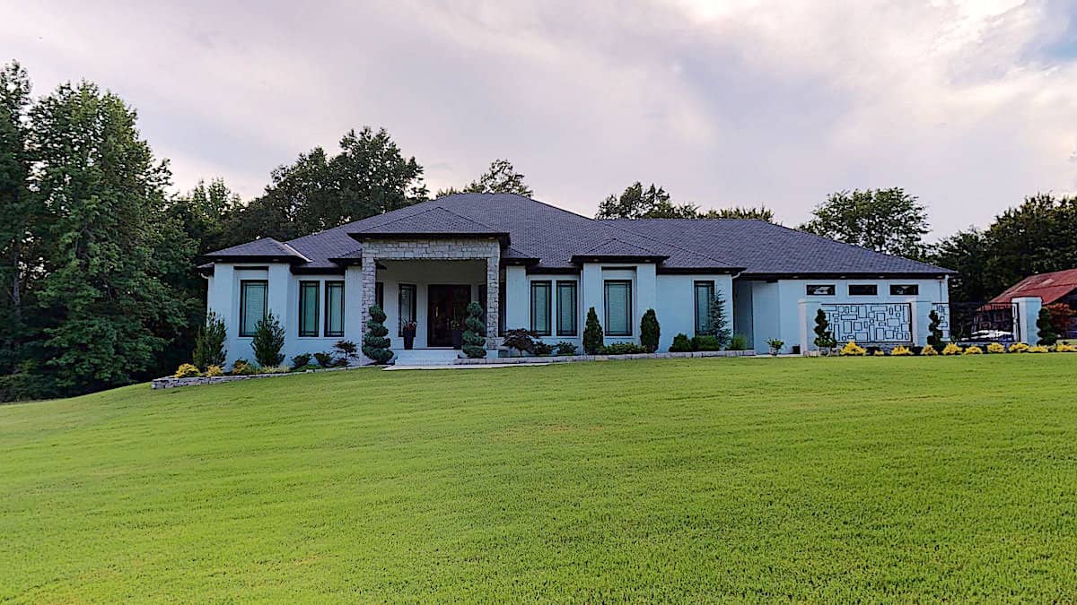 Front View of this 3-Bedroom,3374 Sq Ft Plan -153-1808