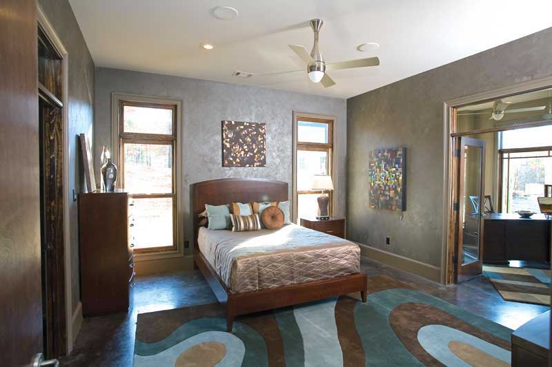 Master Bedroom & Office of this 3-Bedroom,3374 Sq Ft Plan -3374