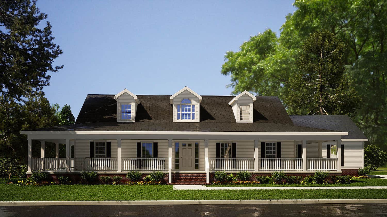 Cape Cod home (ThePlanCollection: Plan #153-1828)