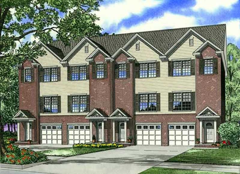 Home Plan Right Elevation of this 2-Bedroom,1364 Sq Ft Plan -153-1843