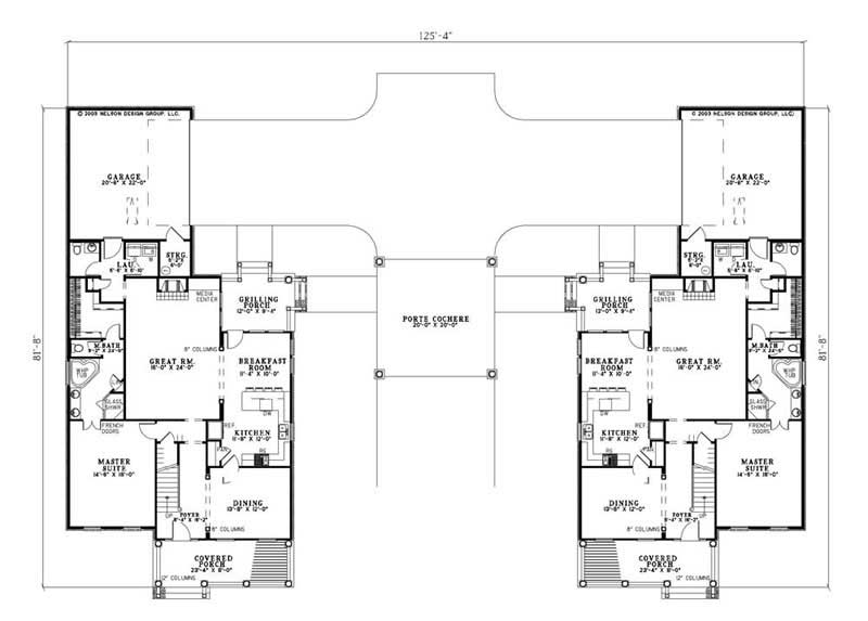 Floor Plan First Story of Cape Cod Plan #153-1884
