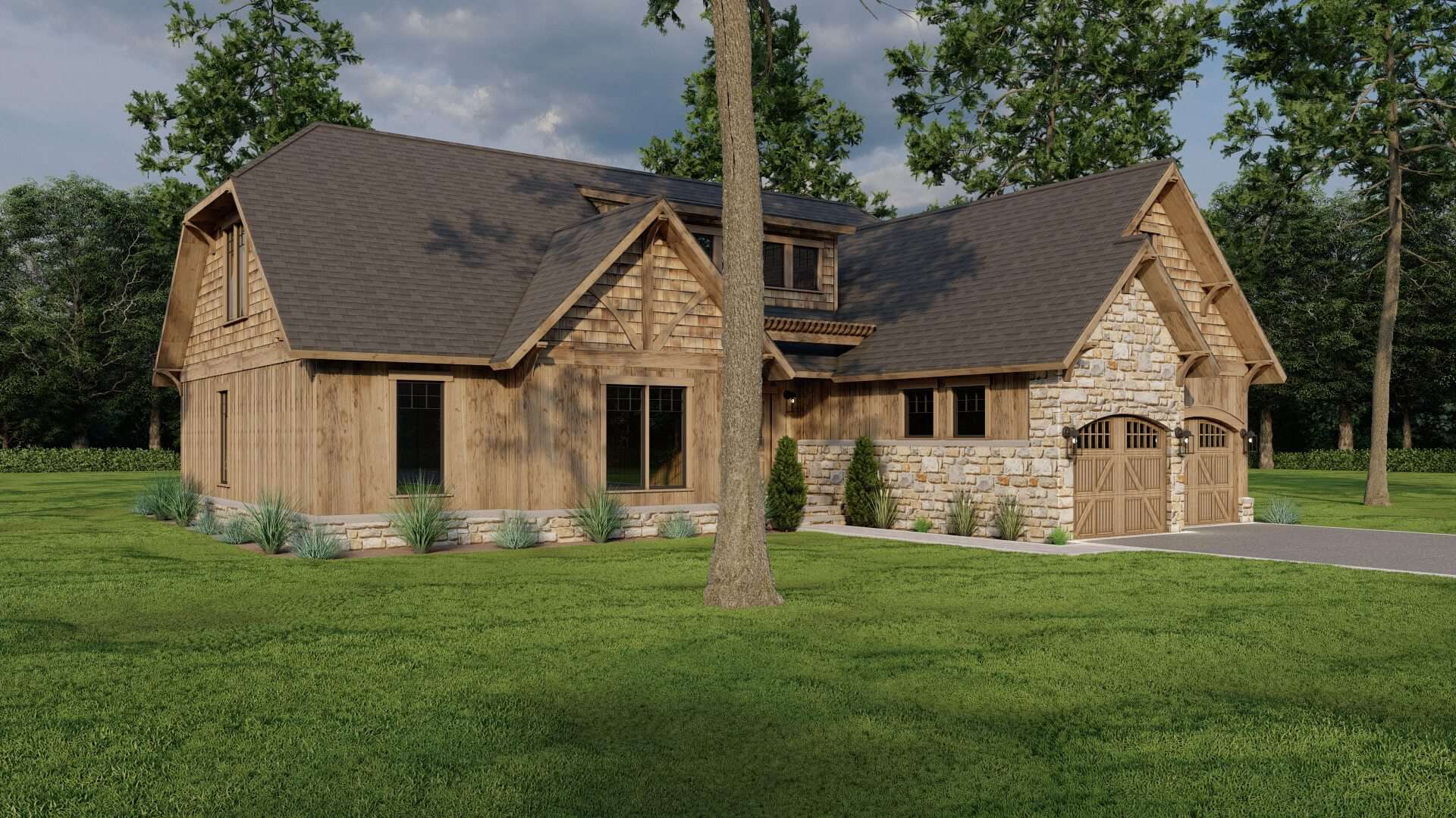 Left Side View of this 4-Bedroom,2266 Sq Ft Plan -153-1892
