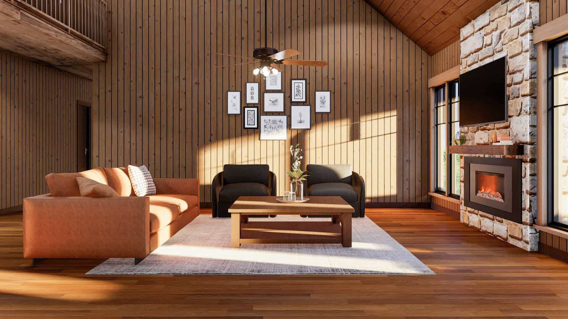 Great Room of this 4-Bedroom,2266 Sq Ft Plan -153-1892