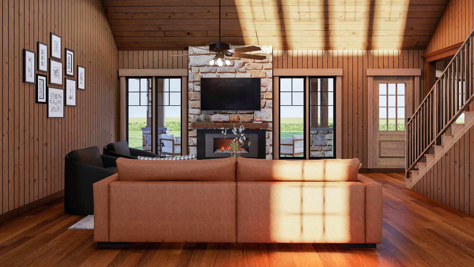 Great Room of this 4-Bedroom,2266 Sq Ft Plan -153-1892