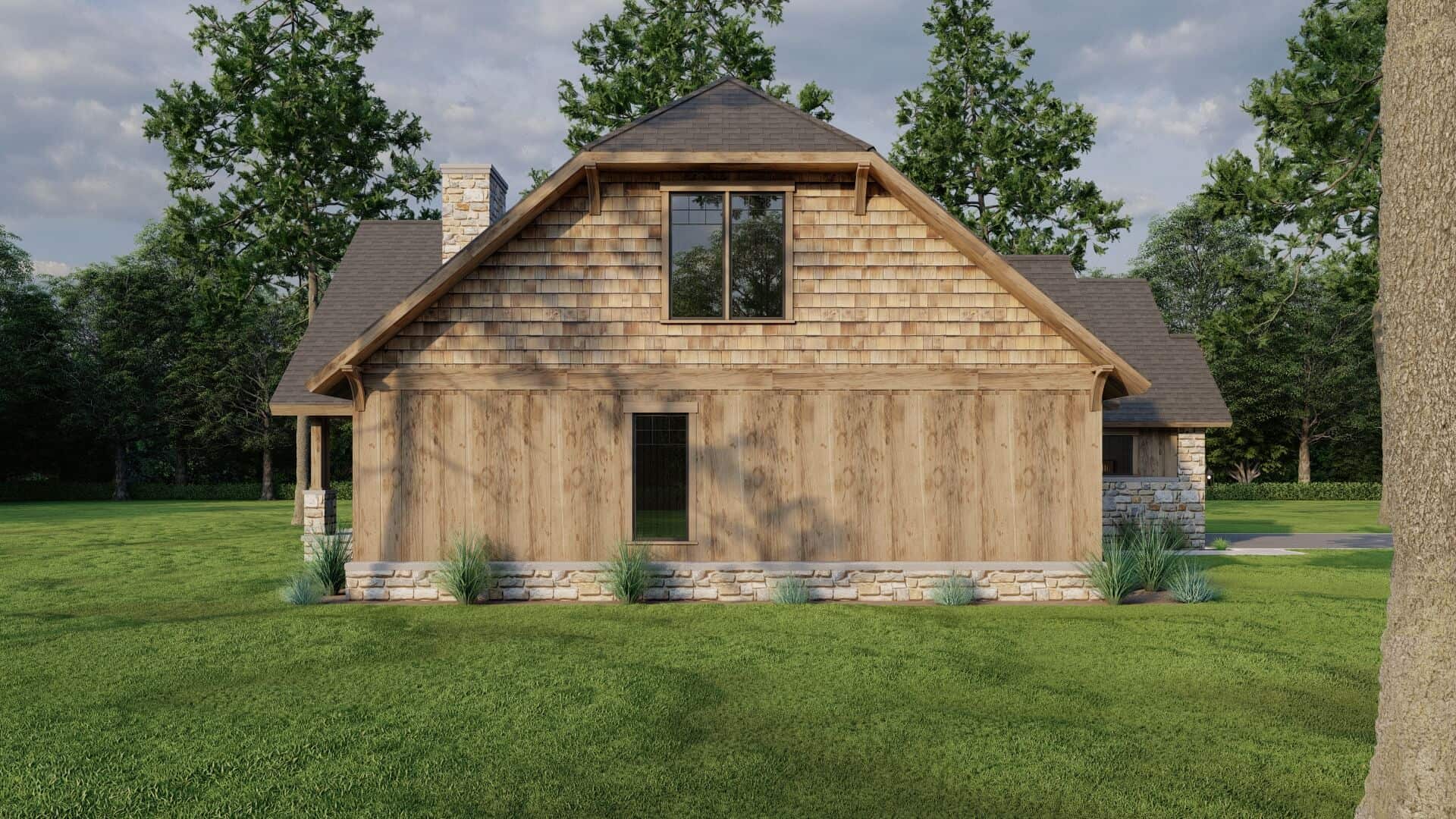 Left Side View of this 4-Bedroom,2266 Sq Ft Plan -153-1892