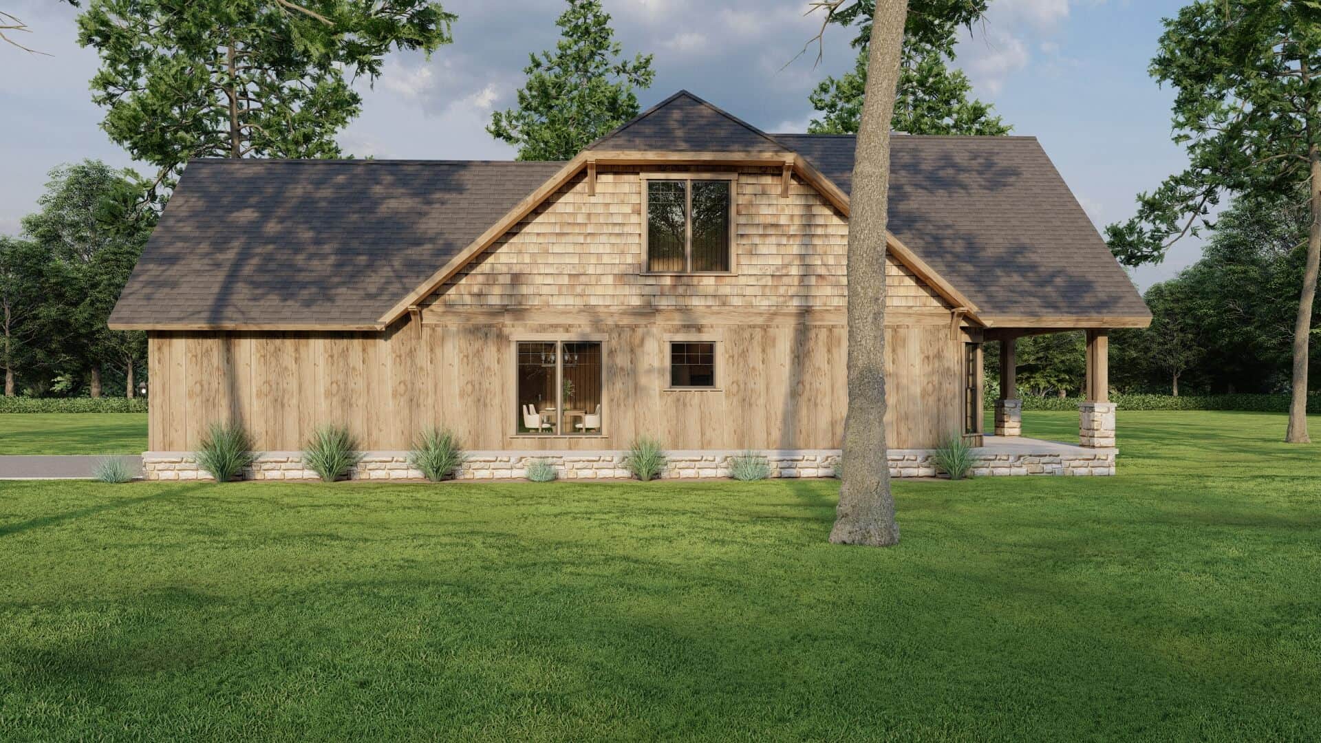 Right Side View of this 4-Bedroom,2266 Sq Ft Plan -153-1892
