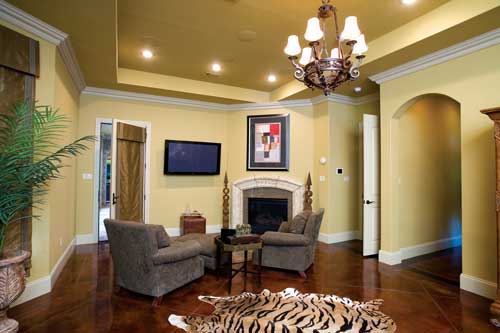 Master Suite Sitting Area of this 3-Bedroom,4121 Sq Ft Plan -4121