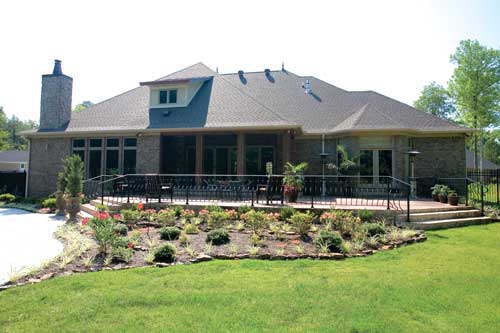 Rear View of this 3-Bedroom,4121 Sq Ft Plan -4121