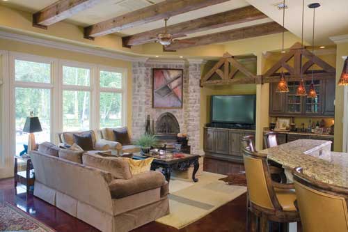 Hearth Room of this 3-Bedroom,4121 Sq Ft Plan -4121