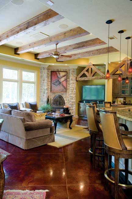 Hearth Room of this 3-Bedroom,4121 Sq Ft Plan -4121