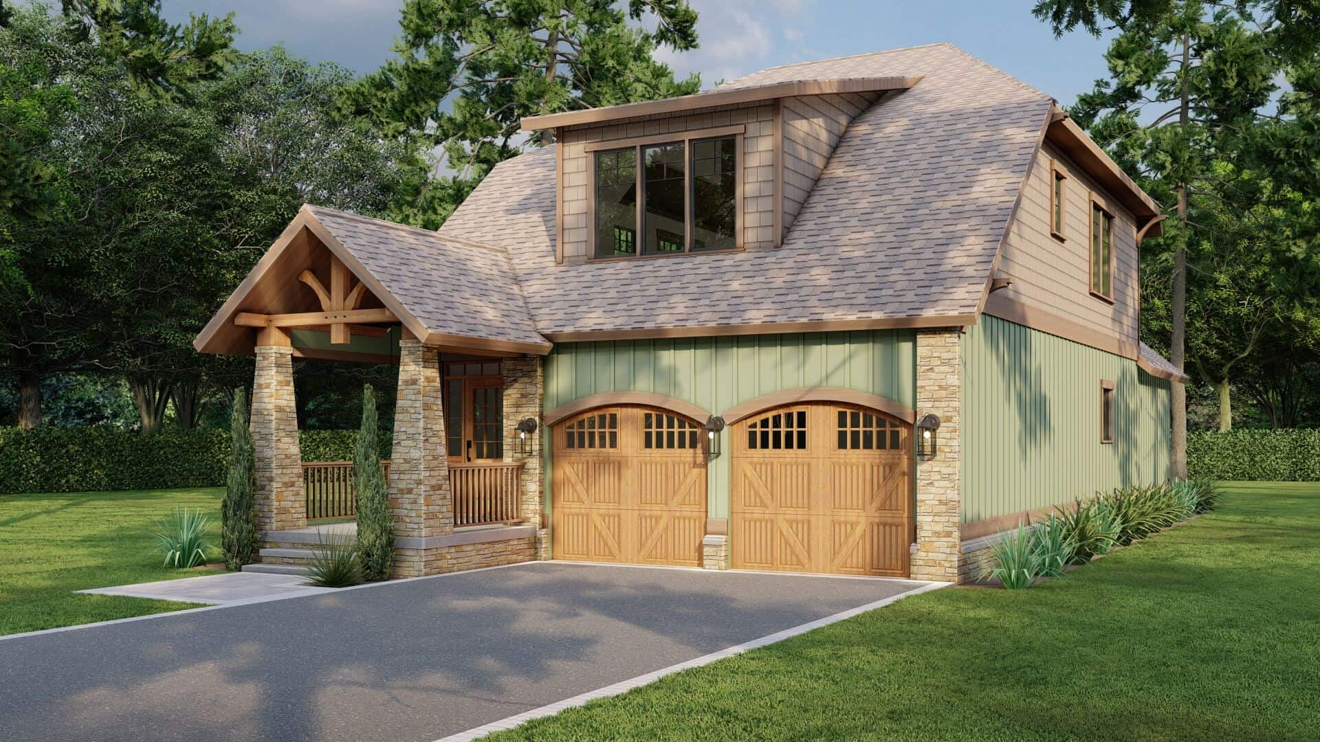 Right Side View of this 3-Bedroom,1890 Sq Ft Plan -153-1898
