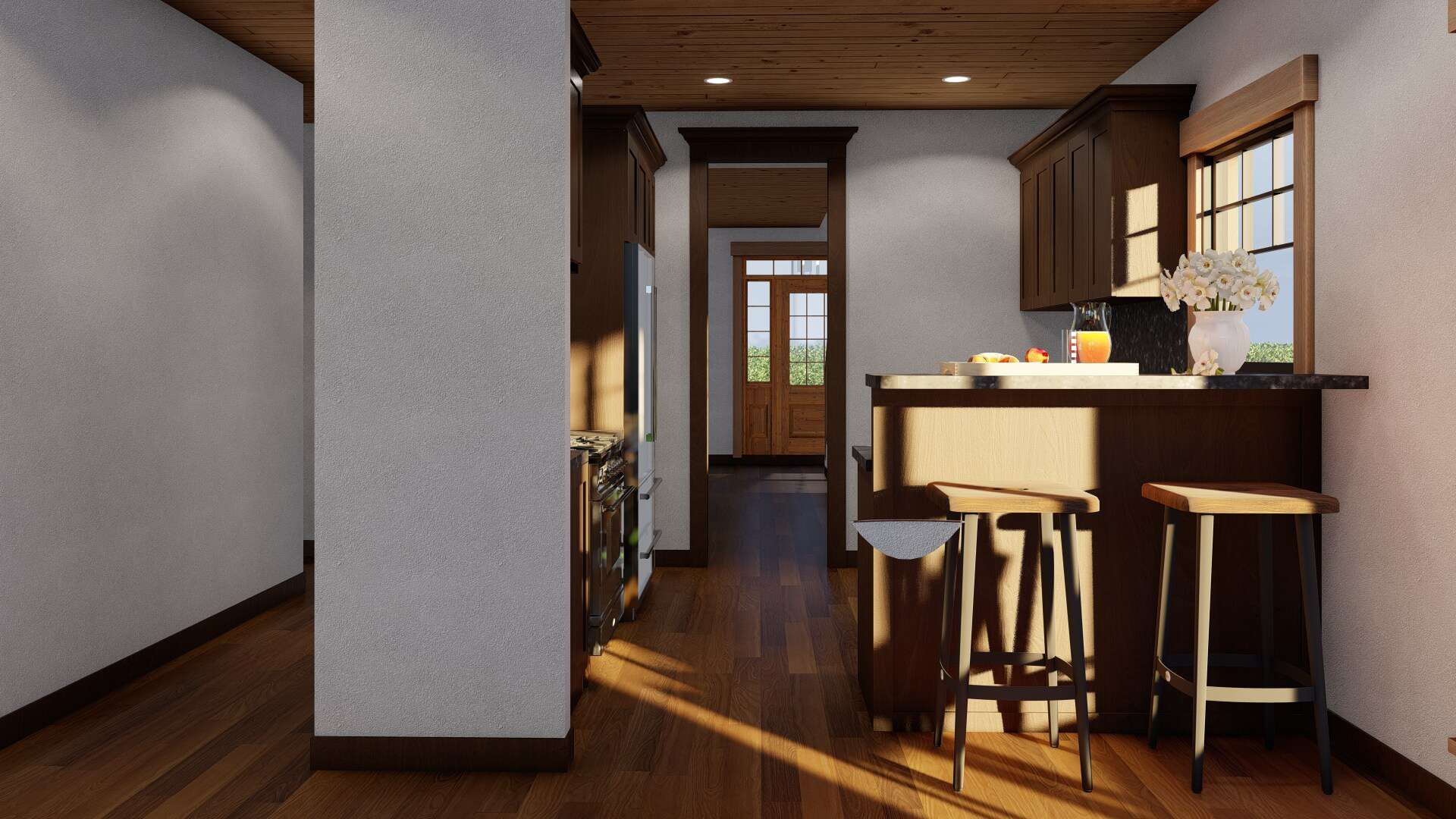 Kitchen: Breakfast Bar of this 3-Bedroom,1890 Sq Ft Plan -153-1898