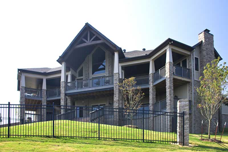 Rear View of this 4-Bedroom,5145 Sq Ft Plan -5145
