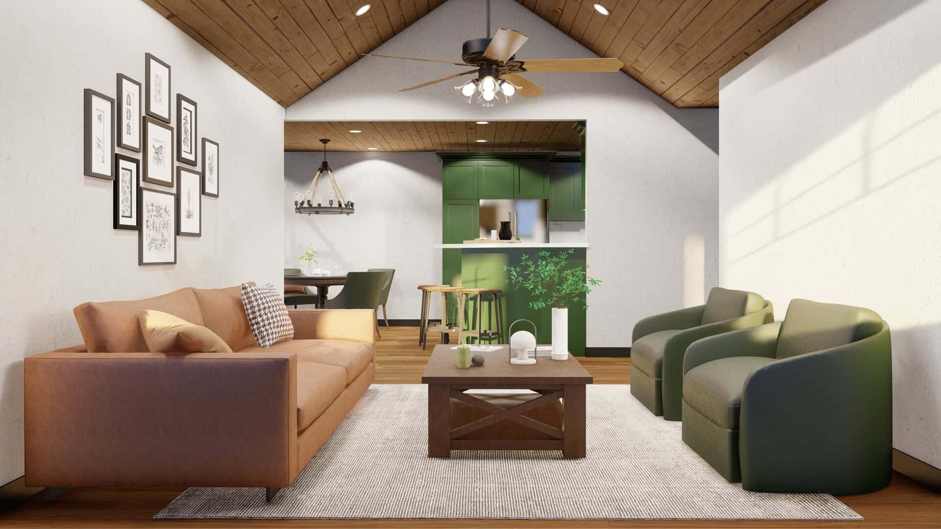 Great Room of this 3-Bedroom,1282 Sq Ft Plan -153-1929
