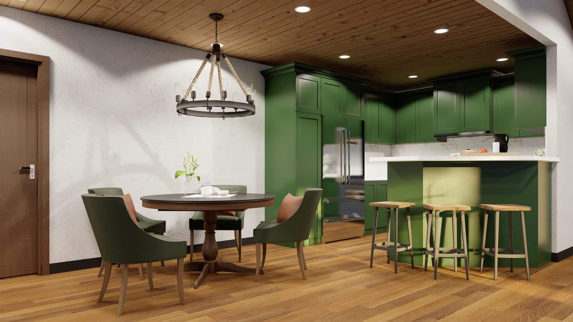 Dining Room of this 3-Bedroom,1282 Sq Ft Plan -153-1929