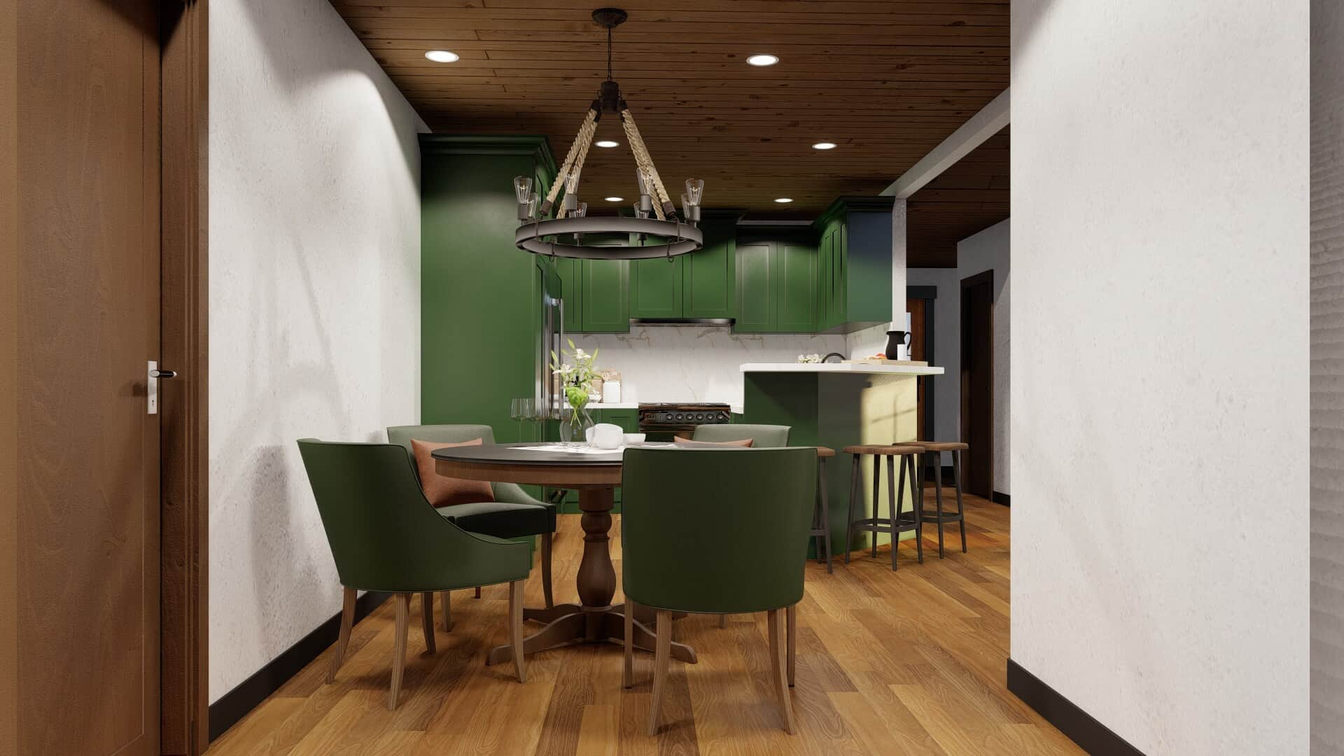 Dining Room of this 3-Bedroom,1282 Sq Ft Plan -153-1929