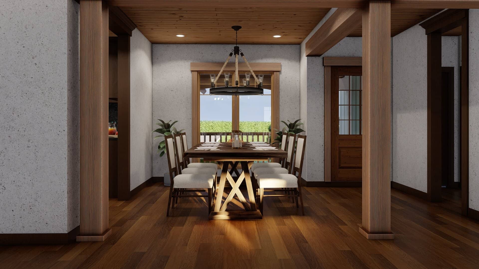 Dining Room of this 3-Bedroom,1485 Sq Ft Plan -153-1935