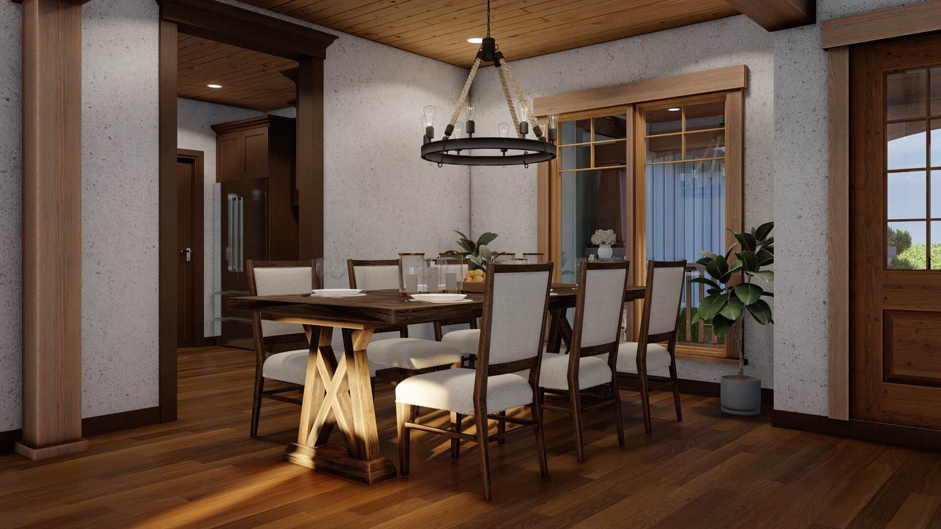 Dining Room of this 3-Bedroom,1485 Sq Ft Plan -153-1935