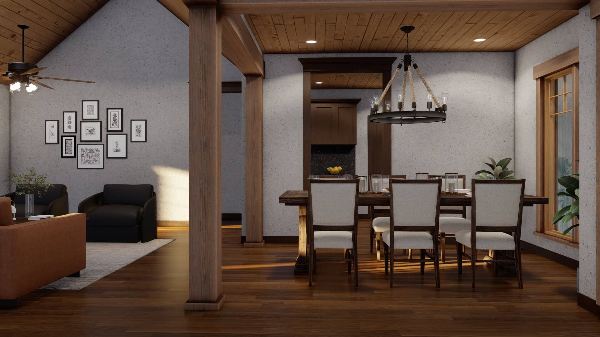 Dining Room of this 3-Bedroom,1485 Sq Ft Plan -153-1935
