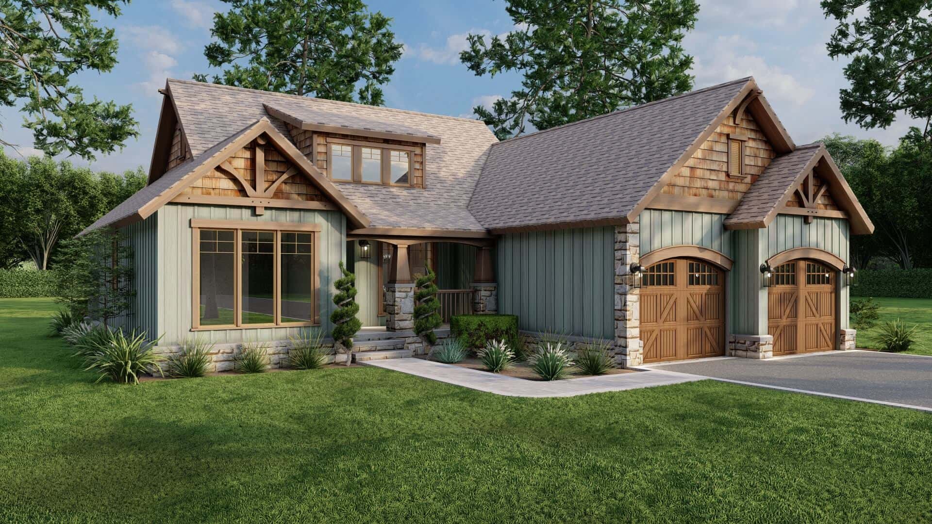 Left Side View of this 3-Bedroom,1485 Sq Ft Plan -153-1935