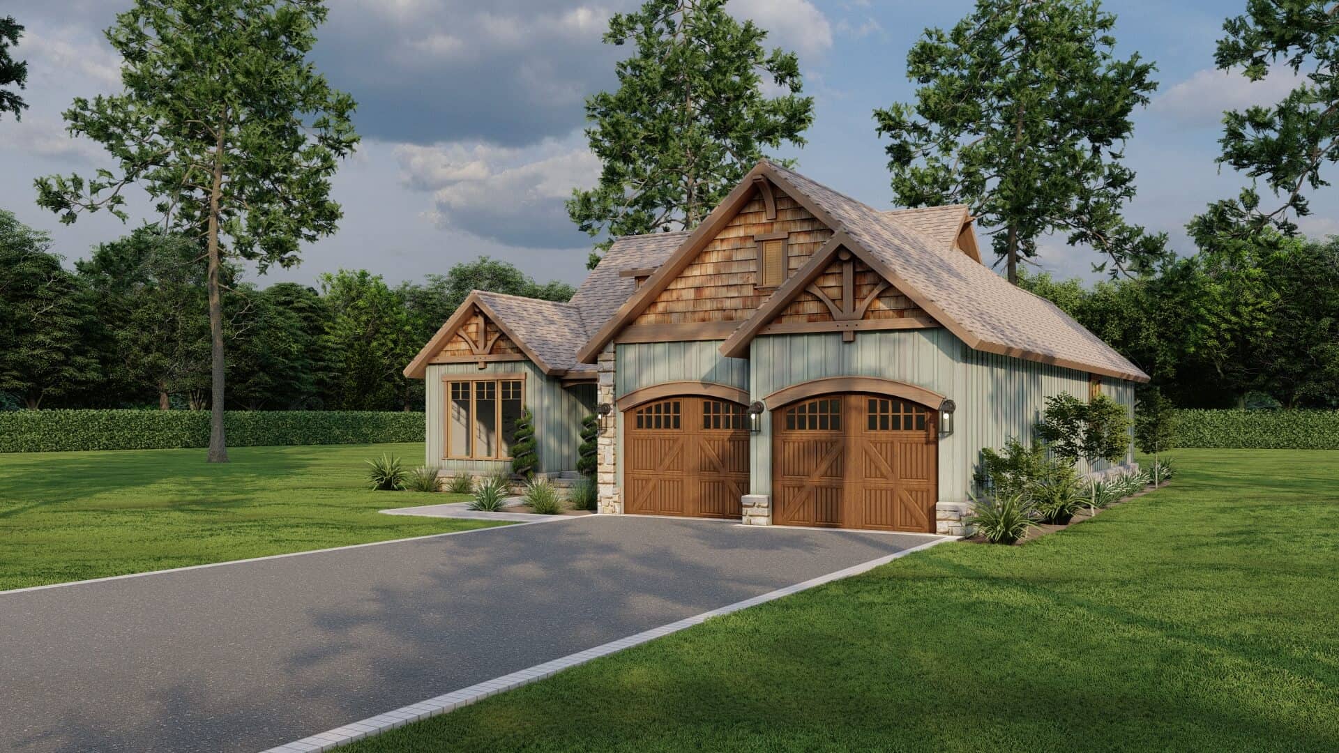 Right Side View of this 3-Bedroom,1485 Sq Ft Plan -153-1935