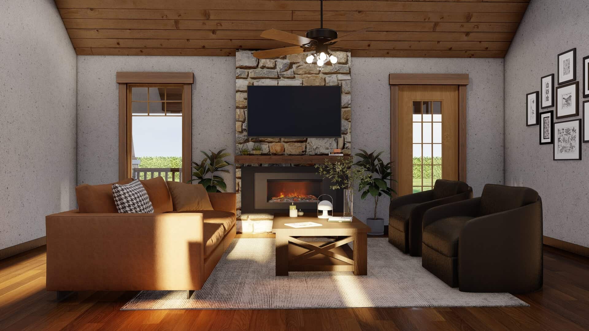 Great Room of this 3-Bedroom,1485 Sq Ft Plan -153-1935