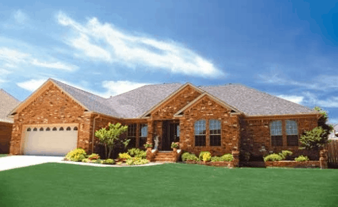 The Plan Collection: Front Elevation of Traditional House # 153-1939