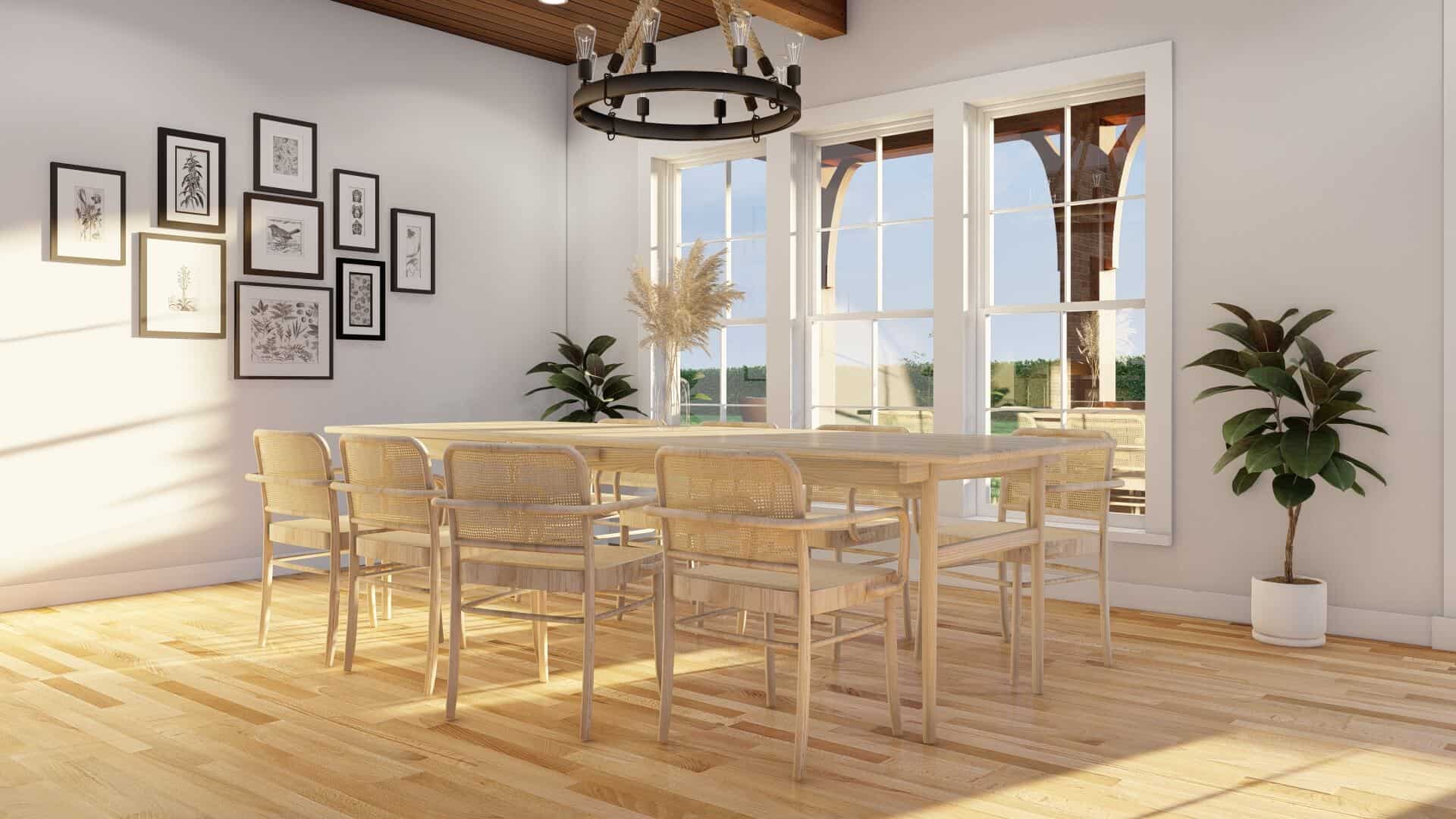 Dining Room of this 3-Bedroom,1711 Sq Ft Plan -153-1943