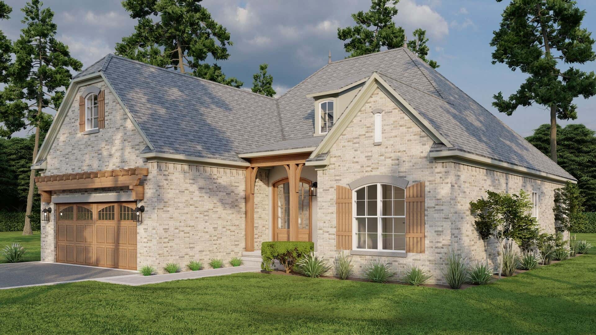 Right Side View of this 3-Bedroom,1711 Sq Ft Plan -153-1943