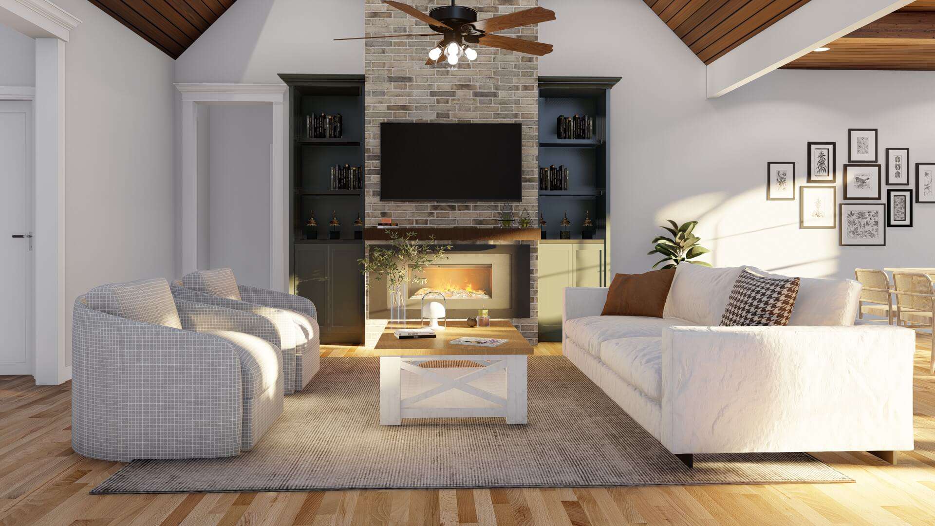 Great Room of this 3-Bedroom,1711 Sq Ft Plan -153-1943