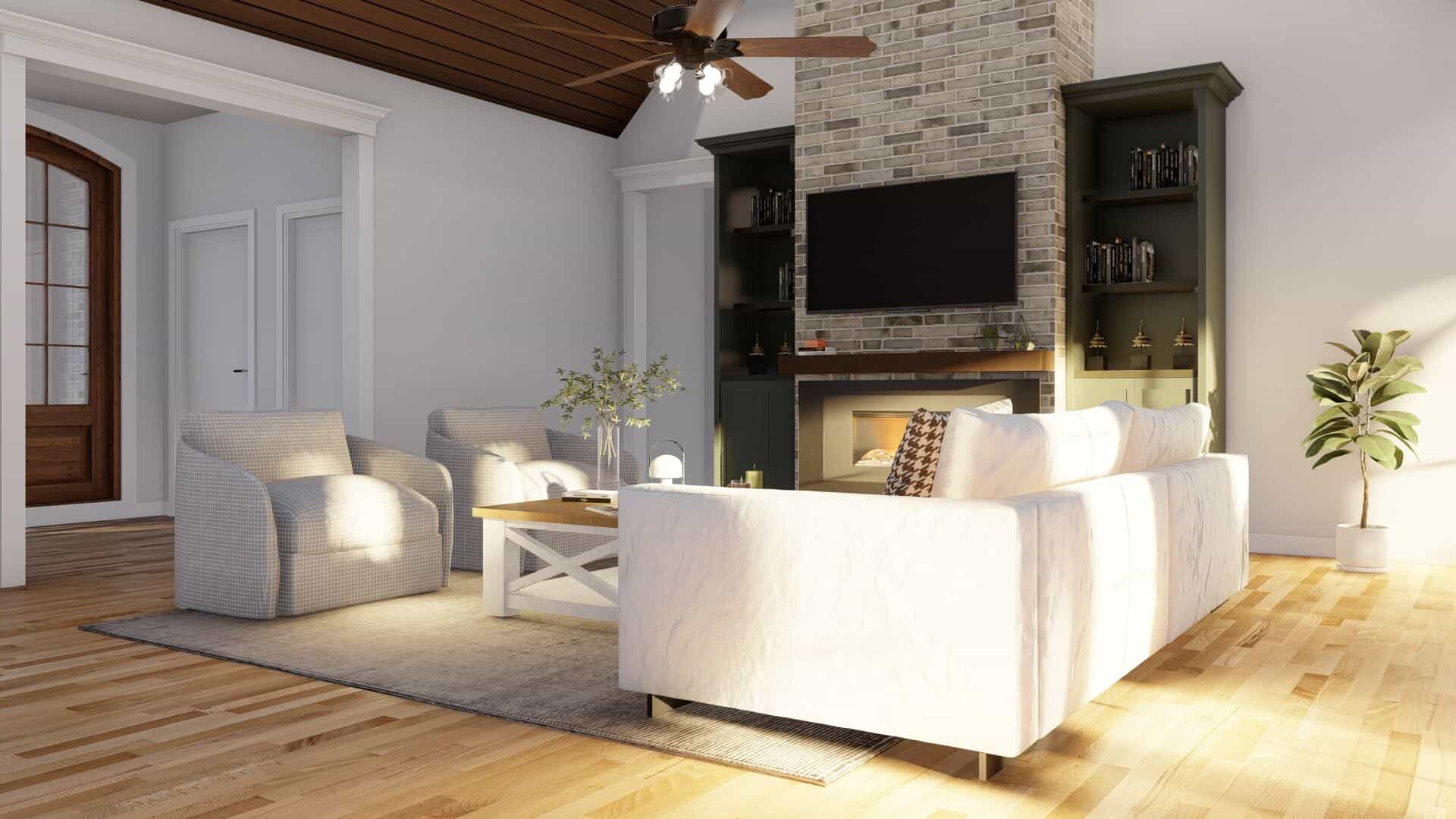 Great Room of this 3-Bedroom,1711 Sq Ft Plan -153-1943